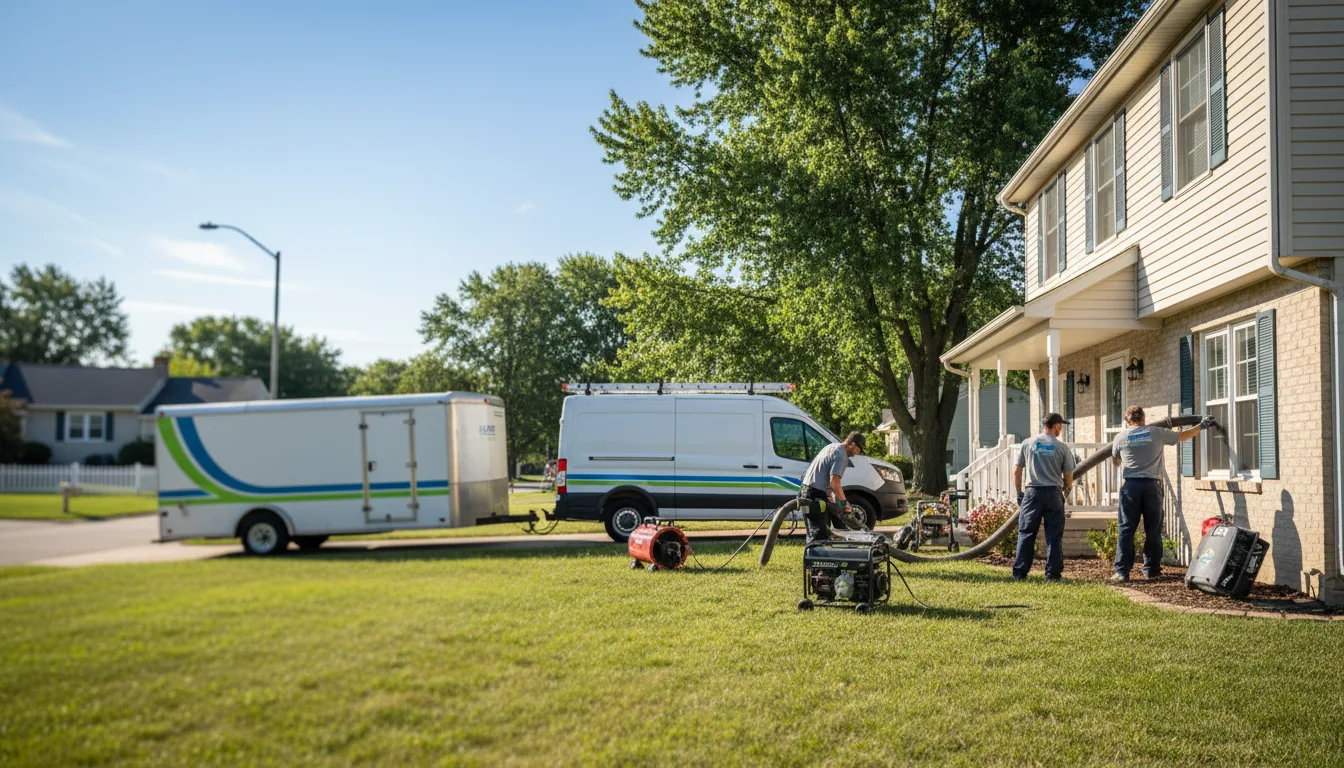 Flooded Basement Restoration And Cleanup With Repair in Cogswell, ND near me